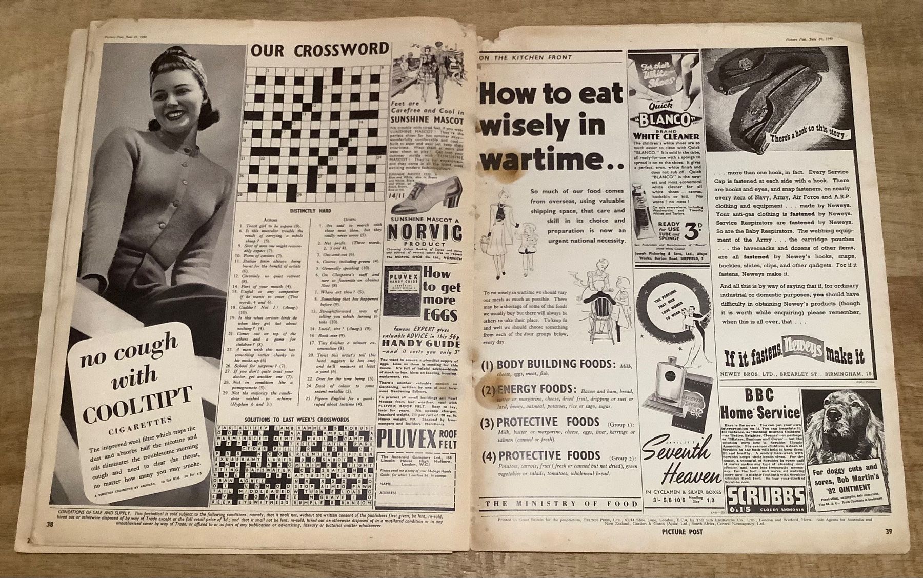 Riviste & Magazine: 1940 WW2 - PICTURE POST - England - Werbung - Englisch – Usato da Root venduto da ENGLAND-TREASURES 8