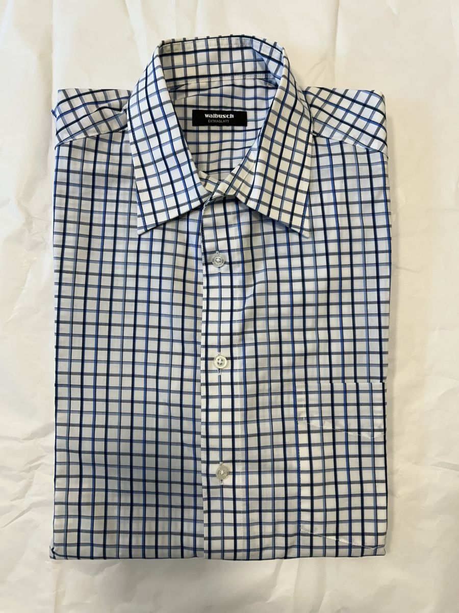 Camicie: Herren Hemd Walbusch Extraglatt – Usato da Zürich venduto da sop_82jx