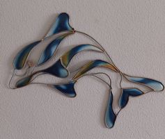 Wanddeko Delfin