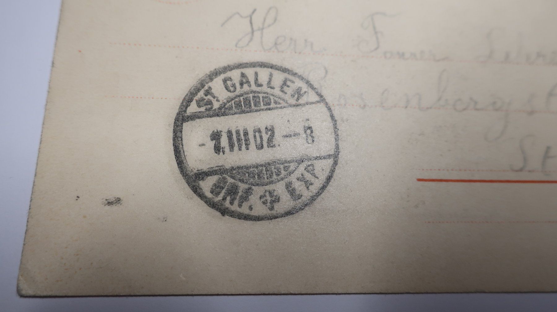 Cartoline postali: Zürich 1902 N° 853 – Usato da Cormoret venduto da Pascalll2001 5