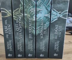 The Witcher Bücher, vollständige Serie (5Bücher)
