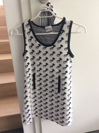 Robe d’été L’Asticot 8 ans avec foulard