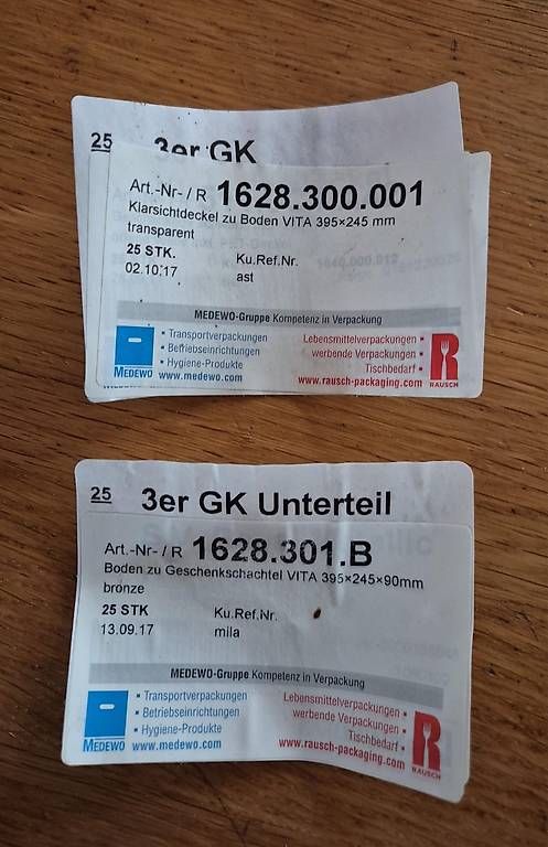 Behälter & Ähnliches: Geschenkbox mit Klarsichtdeckel 380 Stück – Gebraucht aus Berg am Irchel von Hookah96 4