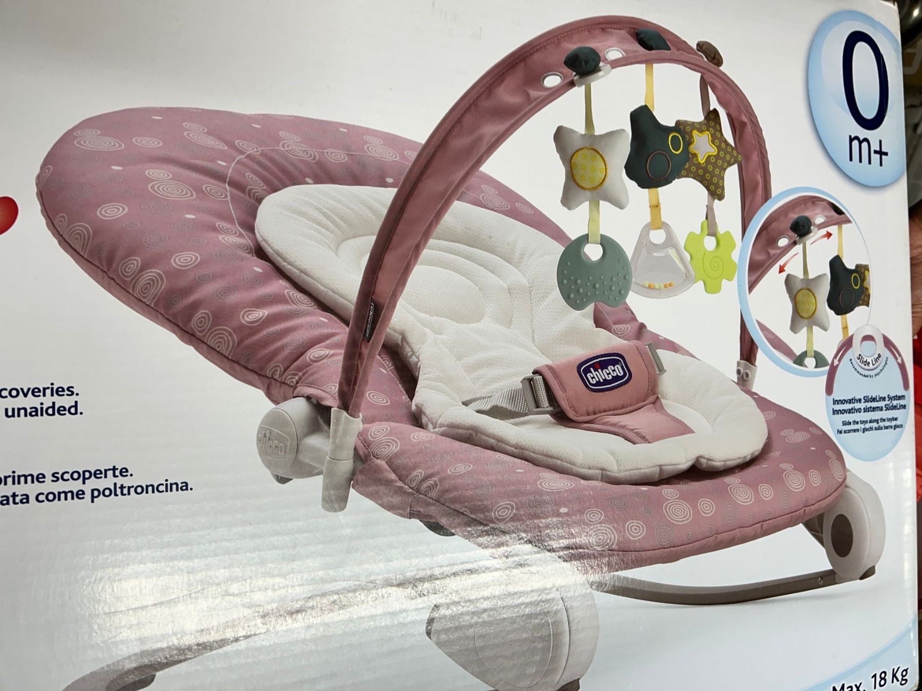 Chicco Sdraiette & Sdraiette a dondolo: Chicco Babywippe Balloon, mit Spielbogen! – Usato da Schmerikon venduto da jkl_6r9n