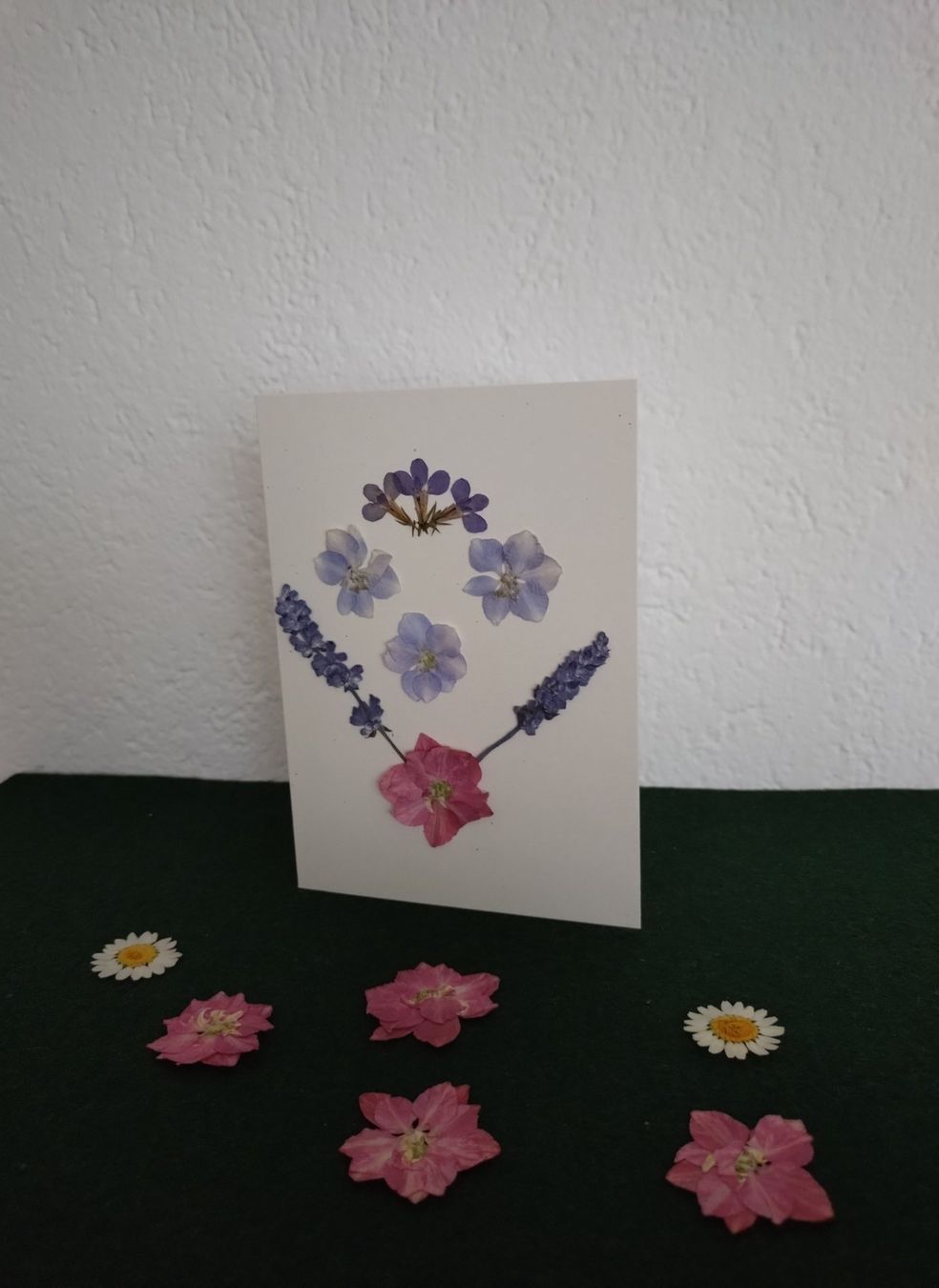 Cartoline: Grusskarte mit echten Blüten – Nuovo e nell'imballaggio originale da Kilchberg ZH venduto da chr_g5kn 1