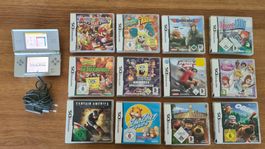 Nintendo DS Konsole und 12 Nintendo Games