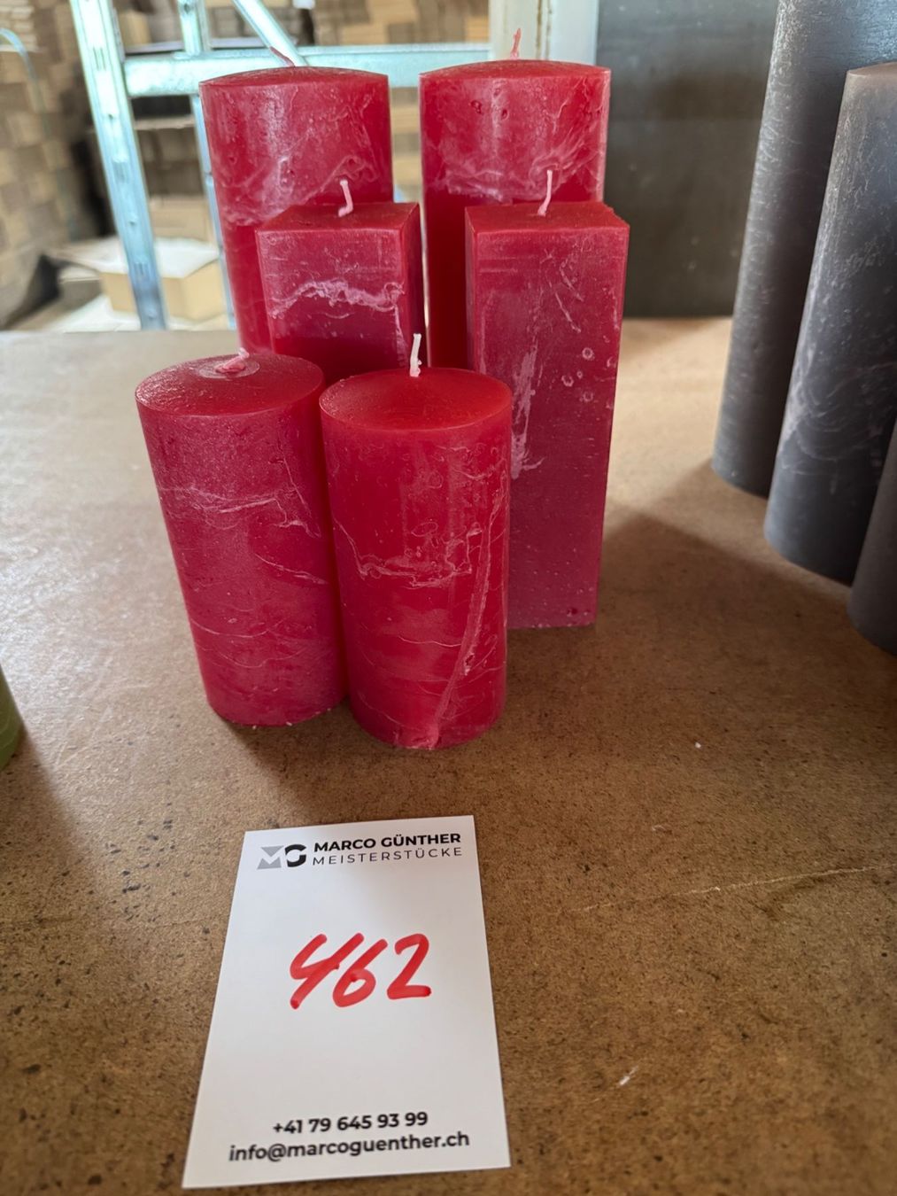 Candele: 462 Posten Raureifkerzen aus Liquidation – Usato da Derendingen venduto da Meisterstuecke