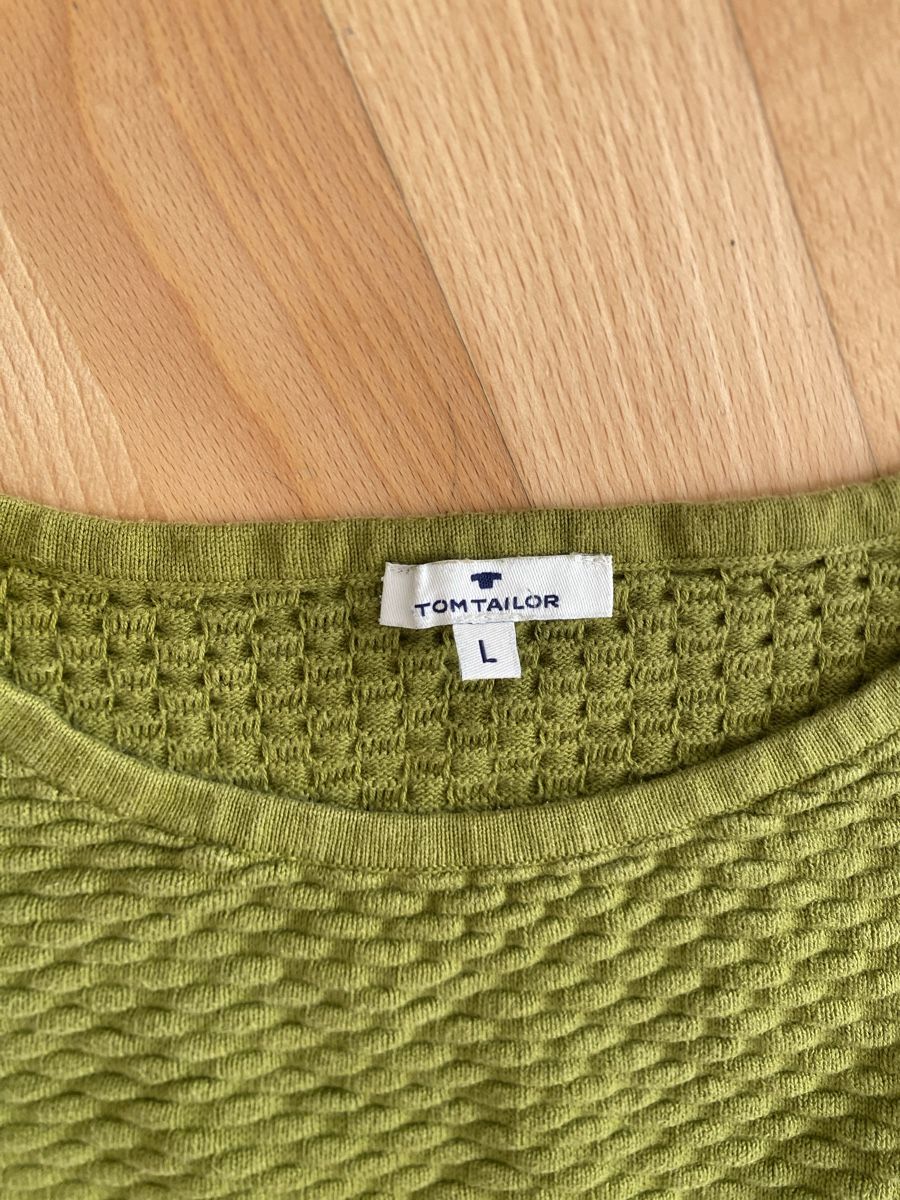 Maglioni & Felpe: Damen Pullover Tom Tailor oliv Struktur Grösse L   – Usato da Bülach venduto da coco4321 1