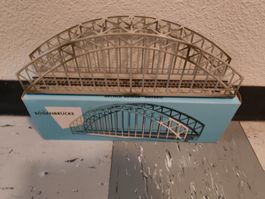 Märklin H0 7163 Brücke Metall Bogenbrücke Western Germany