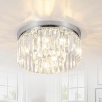 Kronleuchter 6 flammig Kristall • Pendelleuchte Deckenlampe