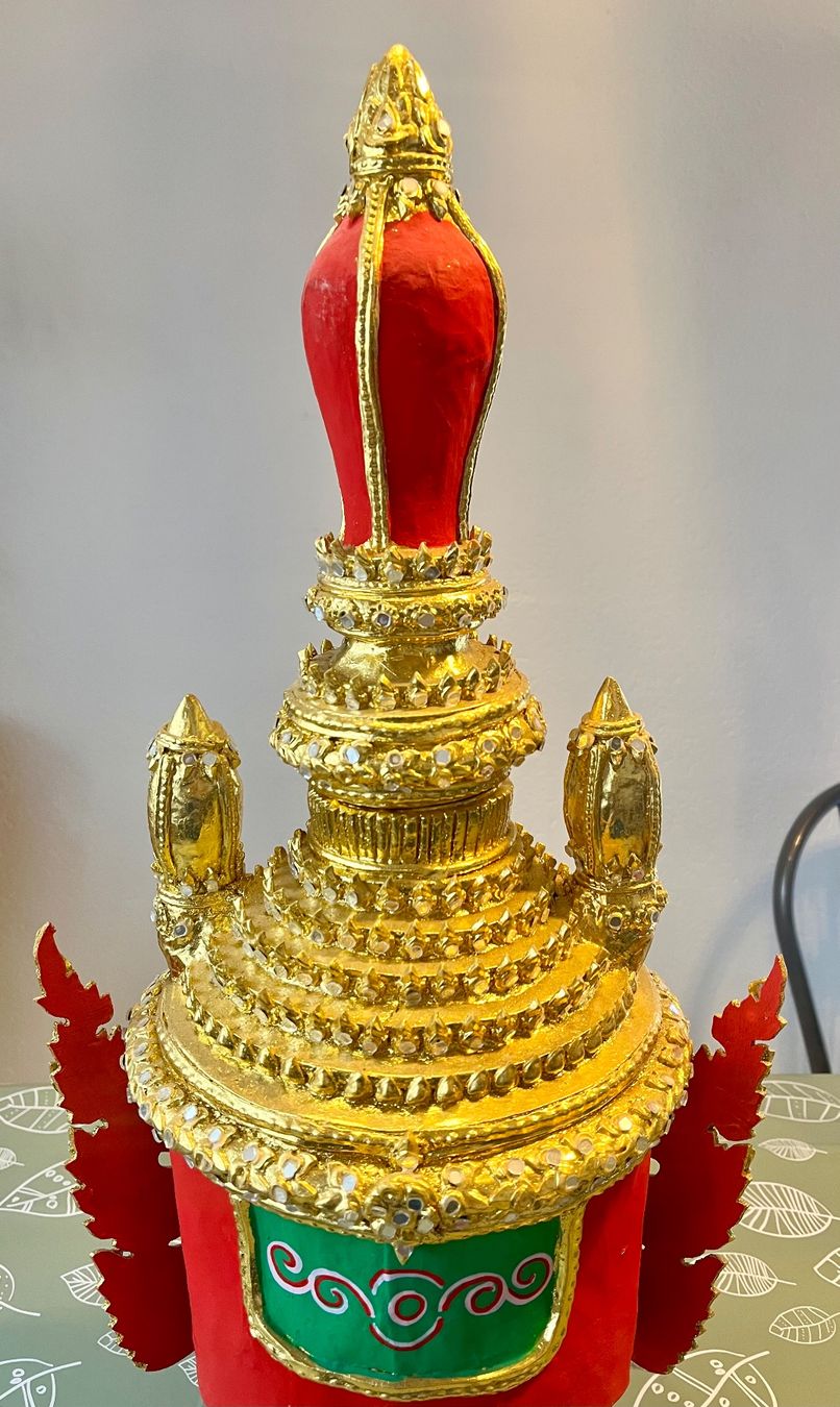 Tutte le decorazioni: Thai Khon Maske Deko / Farbe Rot – Usato da Uffikon venduto da san123day 7