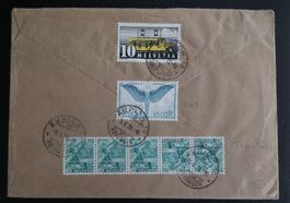 1939 Szekula Brief Atlas Stamp LTD Zürich nach Stockholm