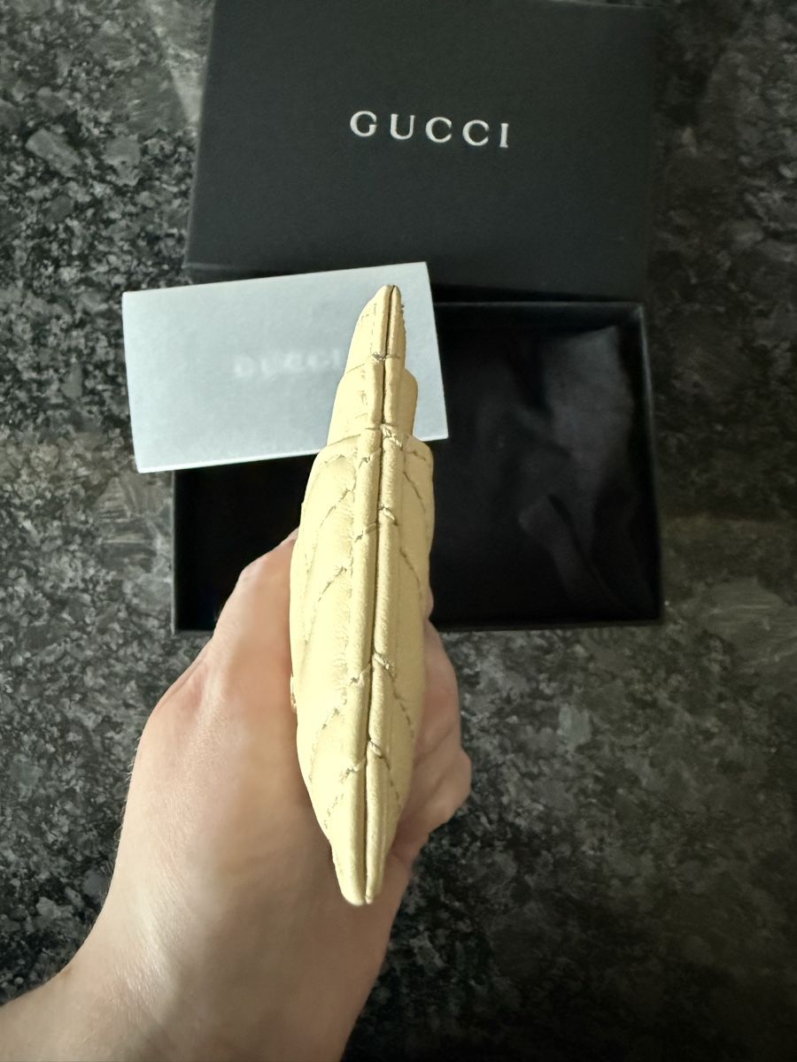 Gucci Portemonnaie: Gucci Cardholder in Butteryellow – Neu (gemäss Beschreibung) aus Rheinfelden von Sabjoo84 4