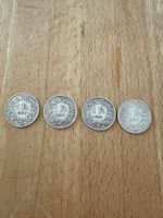4 x 1 Franken Silber 1906,1910,1913,1916