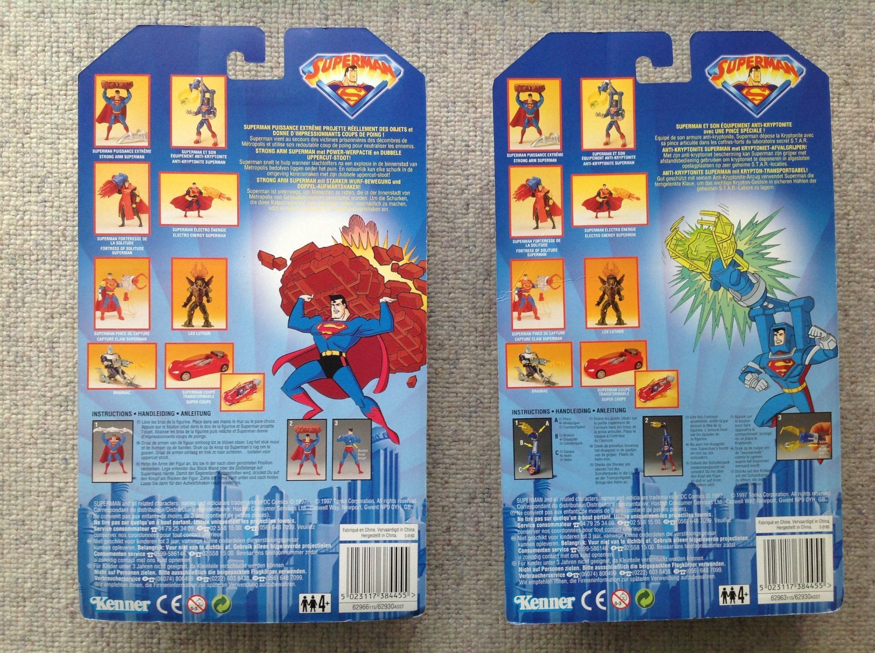 Fumetti: 4 Stck. verschiedene Superman von Kenner – Usato da Seuzach venduto da Jage 6