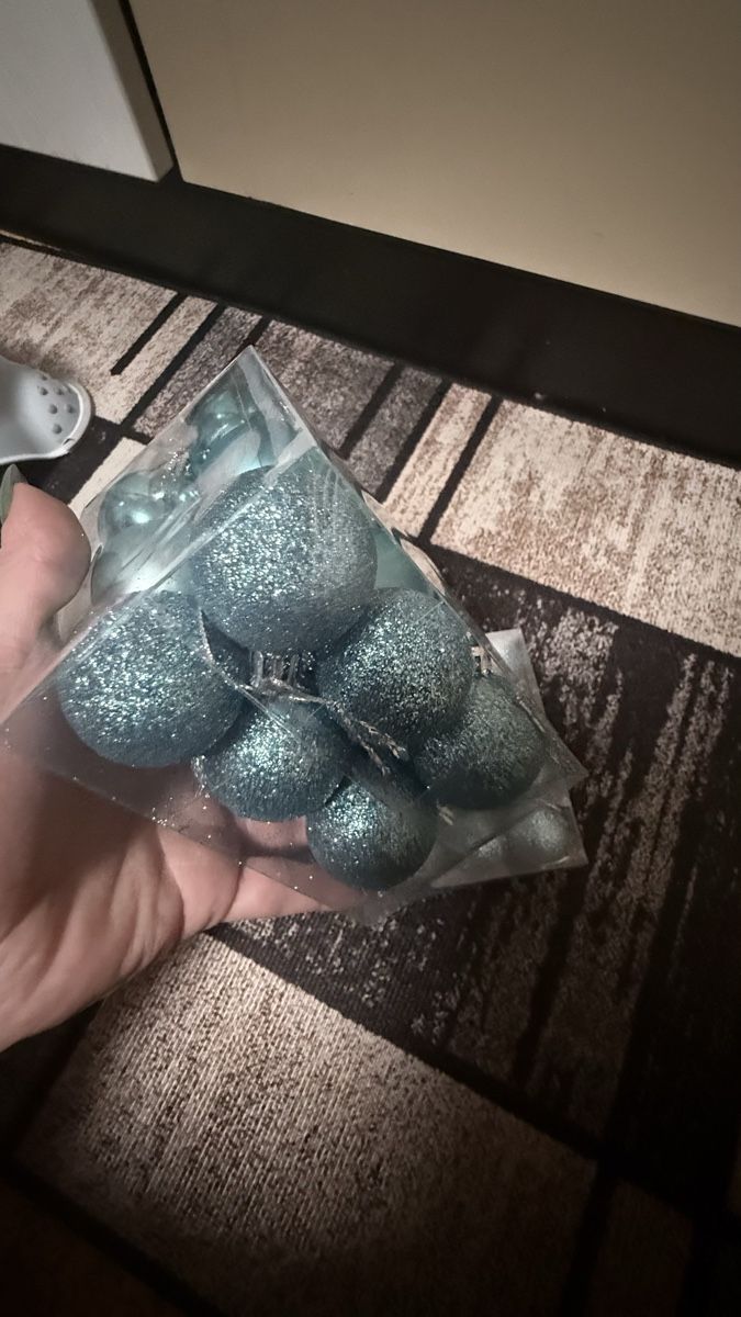 Tutte le decorazioni: Weihnachtskugeln, hellblau, Glitzer, Baumschmuck, Deko🎄 – Nuovo e nell'imballaggio originale da Zürich venduto da Krikri21 3