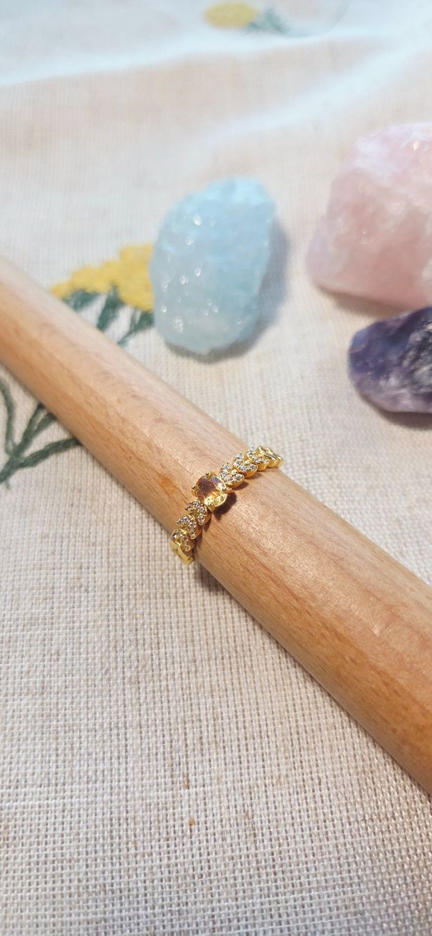 Anelli: NEW - S925 Citrine Ring (Adjustable) – Nuovo (secondo la descrizione) da Zürich venduto da cin_wcf6 4