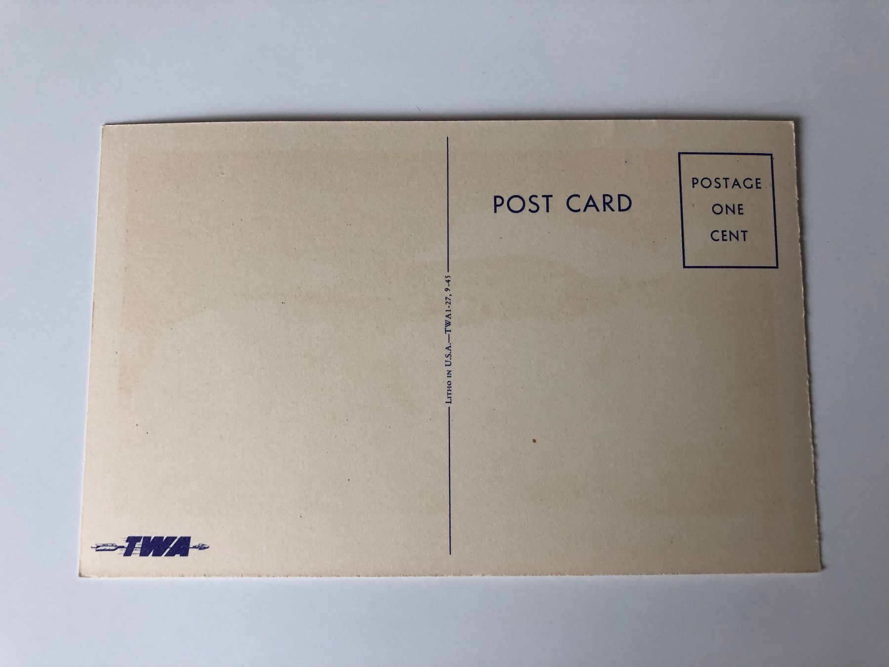 Cartoline postali: TWA Ansichtskarte STRATOCRUISER - sehr sauber – Nuovo (secondo la descrizione) da Lufingen venduto da Rac0 1
