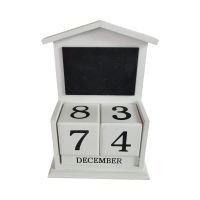 Würfel-Kalender mit Schreibtafel