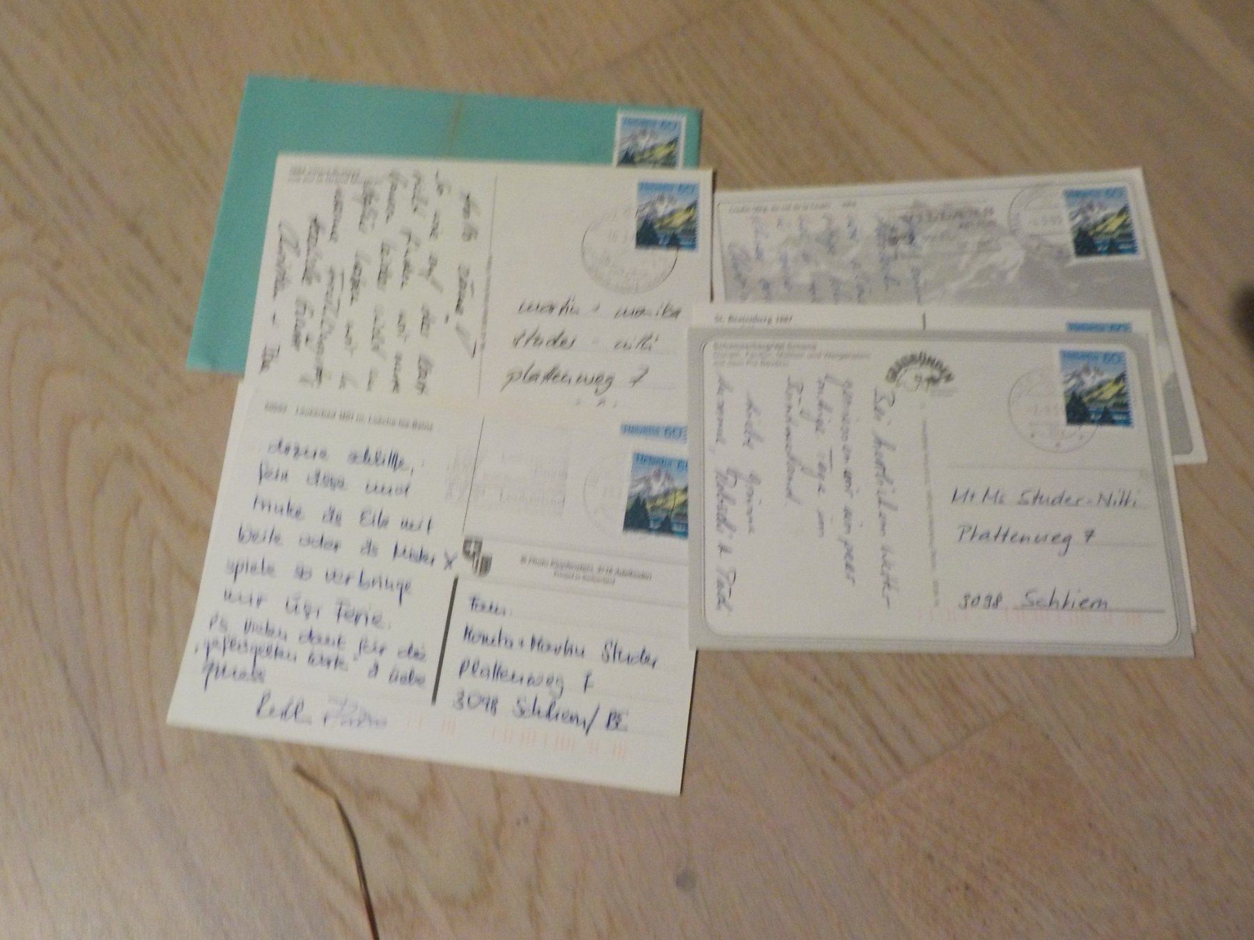 Alle Briefmarken: Schweiz, Couvert und Karten  mit Markennummer 837, 1993 – Gebraucht aus Muri b. Bern von Ricardoverkauf