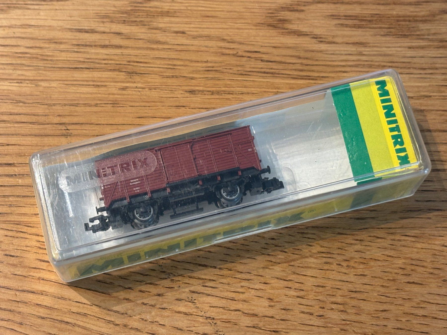 Modellini di ferrovie: e1833: Güterwagen (Spur N) – Usato da Birsfelden venduto da Birs_25