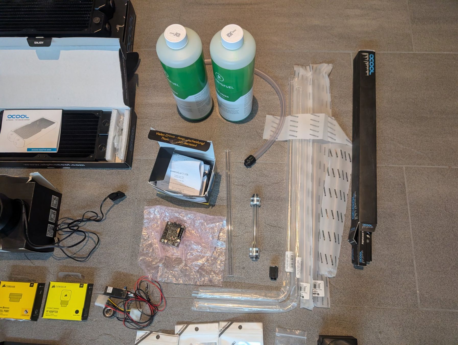 Composants électroniques: Div. Custom Loop Komponenten, Teilweise neu und ungebraucht – D'occasion à Schwarzenegg par Chiesa 8