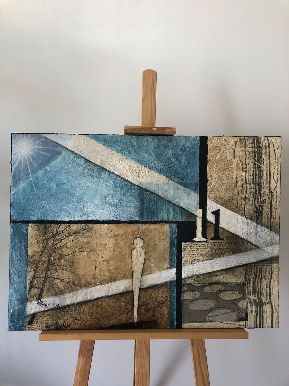 Dipinti: Acrylbild, Mischtechnik auf Leinwand, ein Unikat – Nuovo (secondo la descrizione) da Bern venduto da Banane000 2