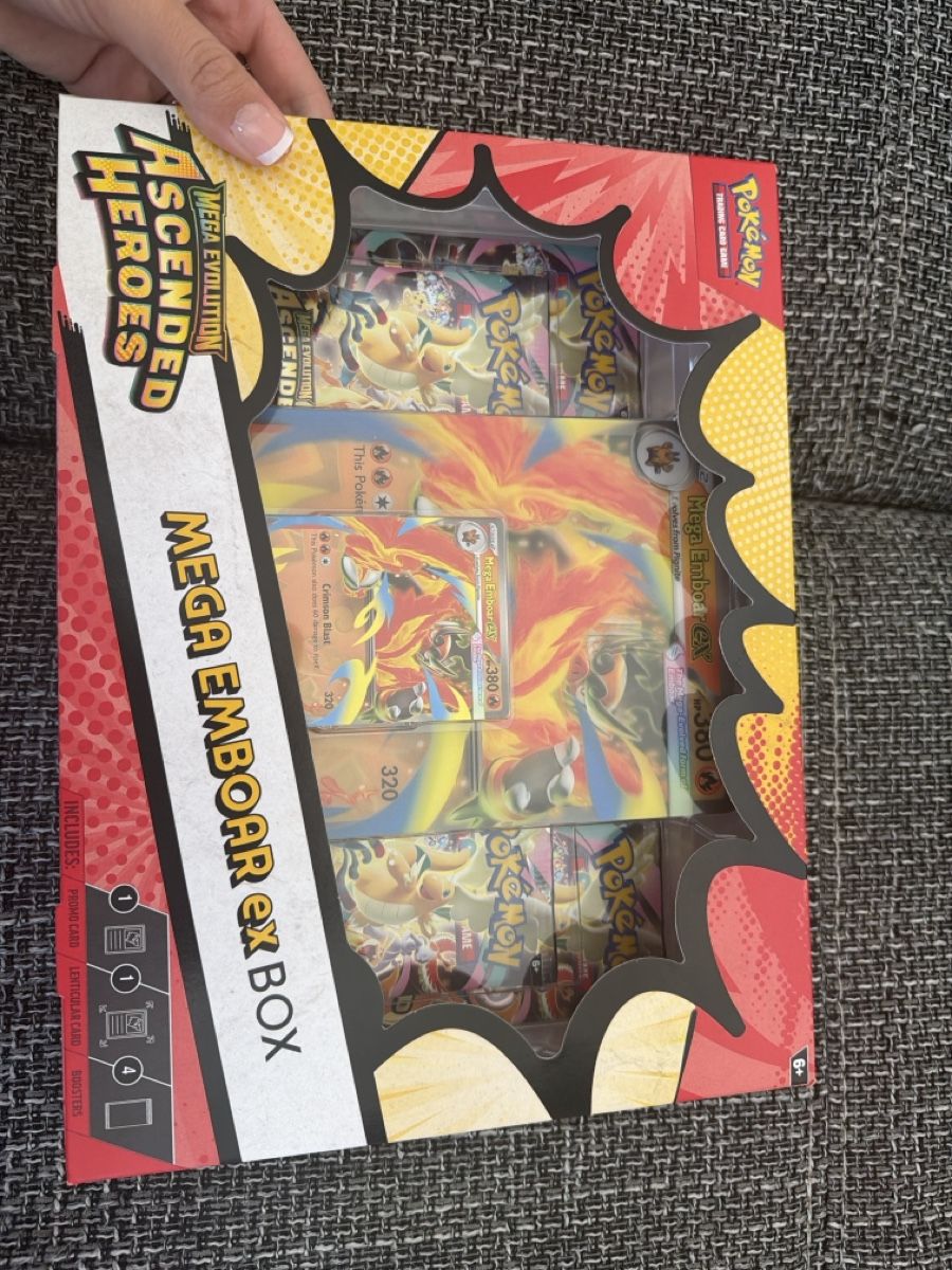 Pokémon Carte collezionabili: Ascended heroes mega emboar ex box – Nuovo e nell'imballaggio originale da Münchenbuchsee venduto da mir_g8d7