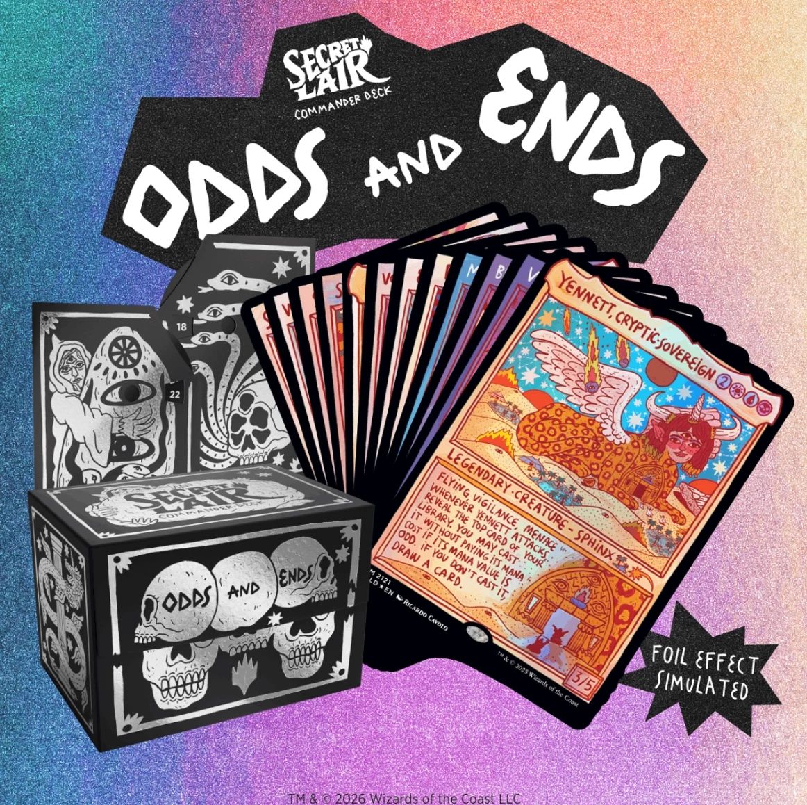 Magic The Gathering Carte collezionabili: MTG Secret Lair Commander Deck: Odds and Ends – Nuovo e nell'imballaggio originale da Neuhausen venduto da but_98wq