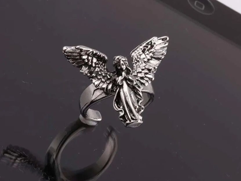 Ring mit Engel ( Schutzengel) , one Size / Nr.32 (Neu (gemäss ...
