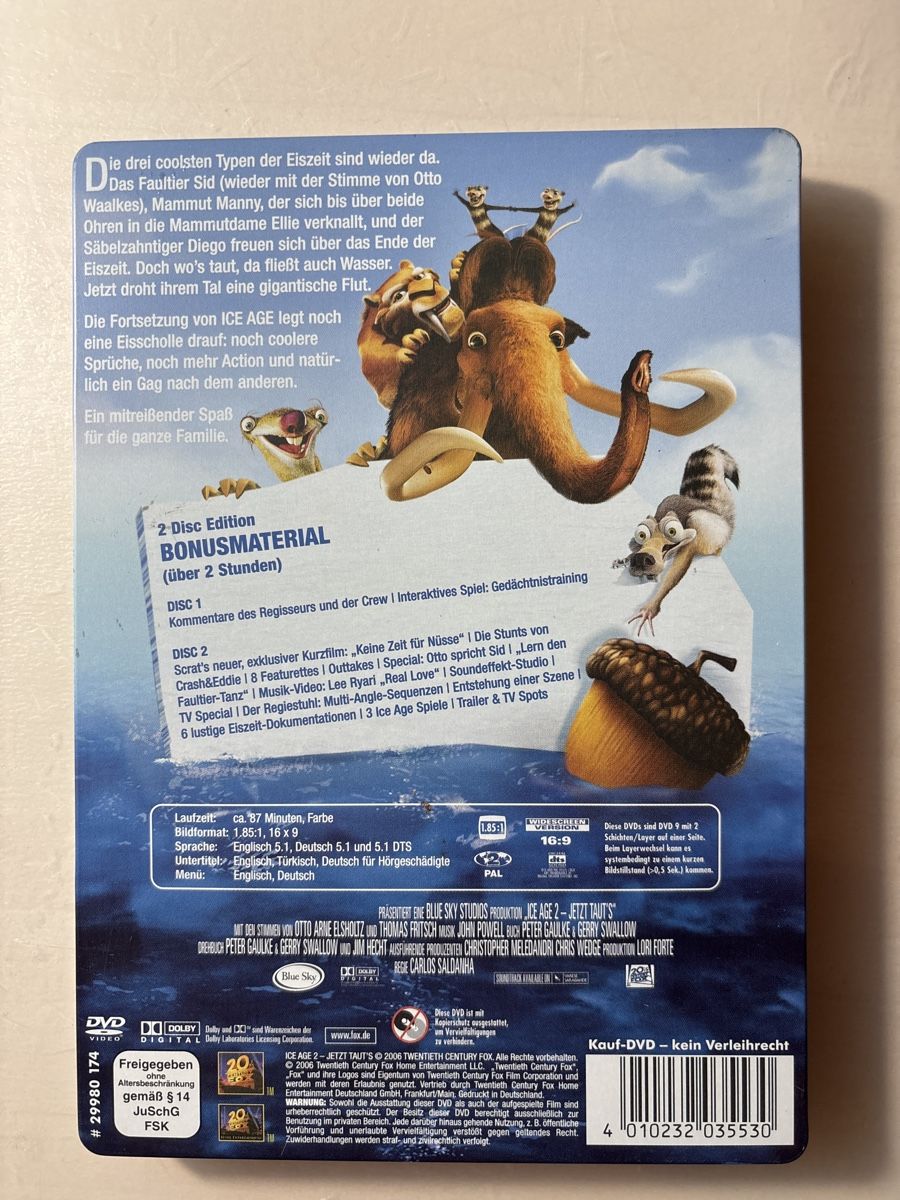 Tutti i DVDs: Ice Age 2 - Jetzt Tauts – Usato da Ruswil venduto da Slivio_ 1