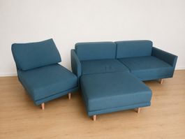 LIVOM Donna – Modulares 4-Sitzer Sofa mit Schlaffunktion