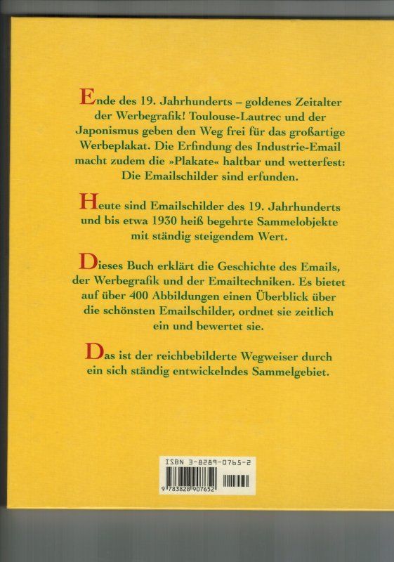 Insegne: GROSSES EMAILSCHILDER BUCH – Usato da Reinach AG venduto da Huckleberrysix 3