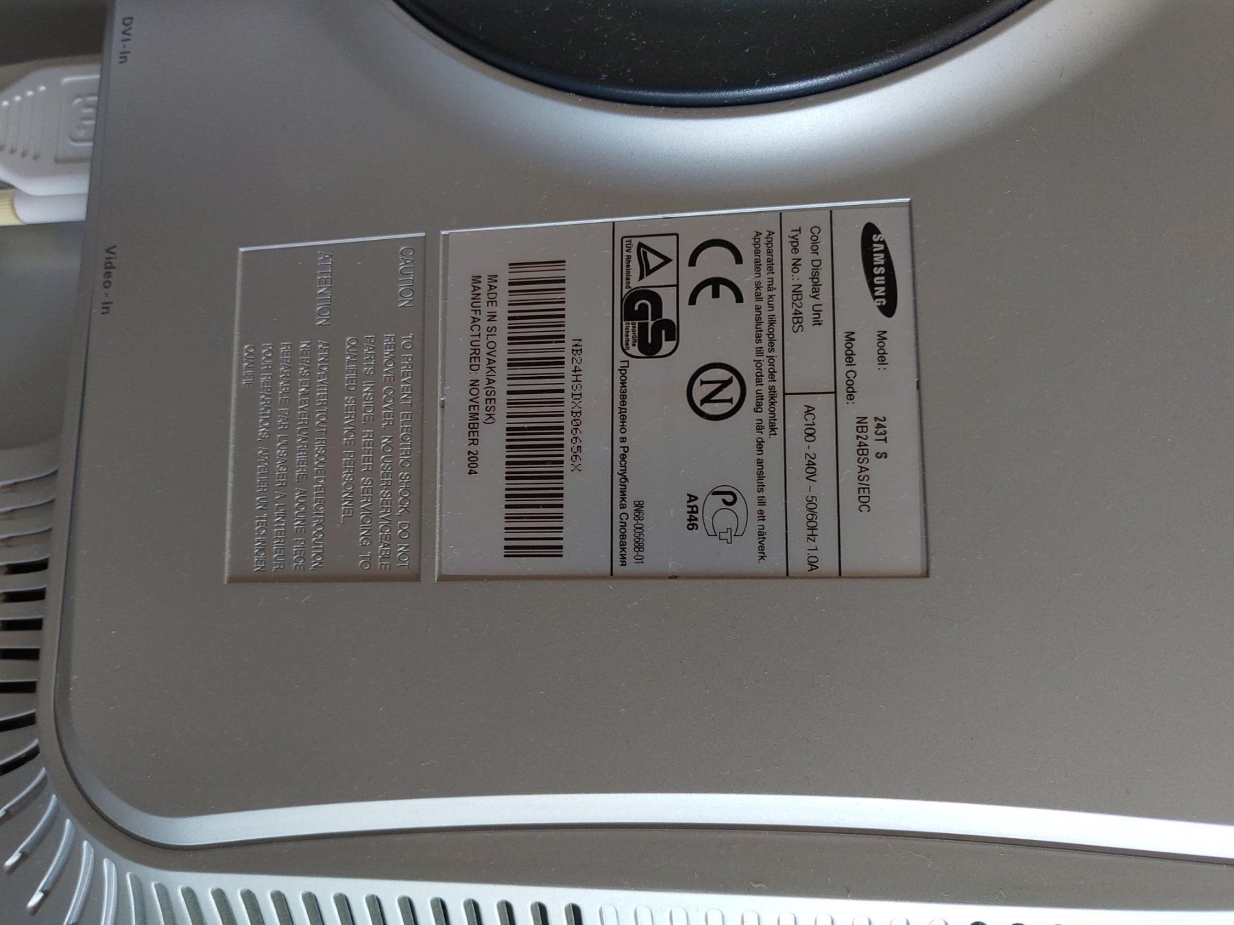 Samsung Monitore: Samsung SyncMaster 243T Monitor – Gebraucht aus Horw von terry_mcq 2