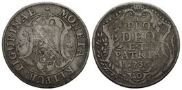 Zürich 10 Schilling 1736 /952