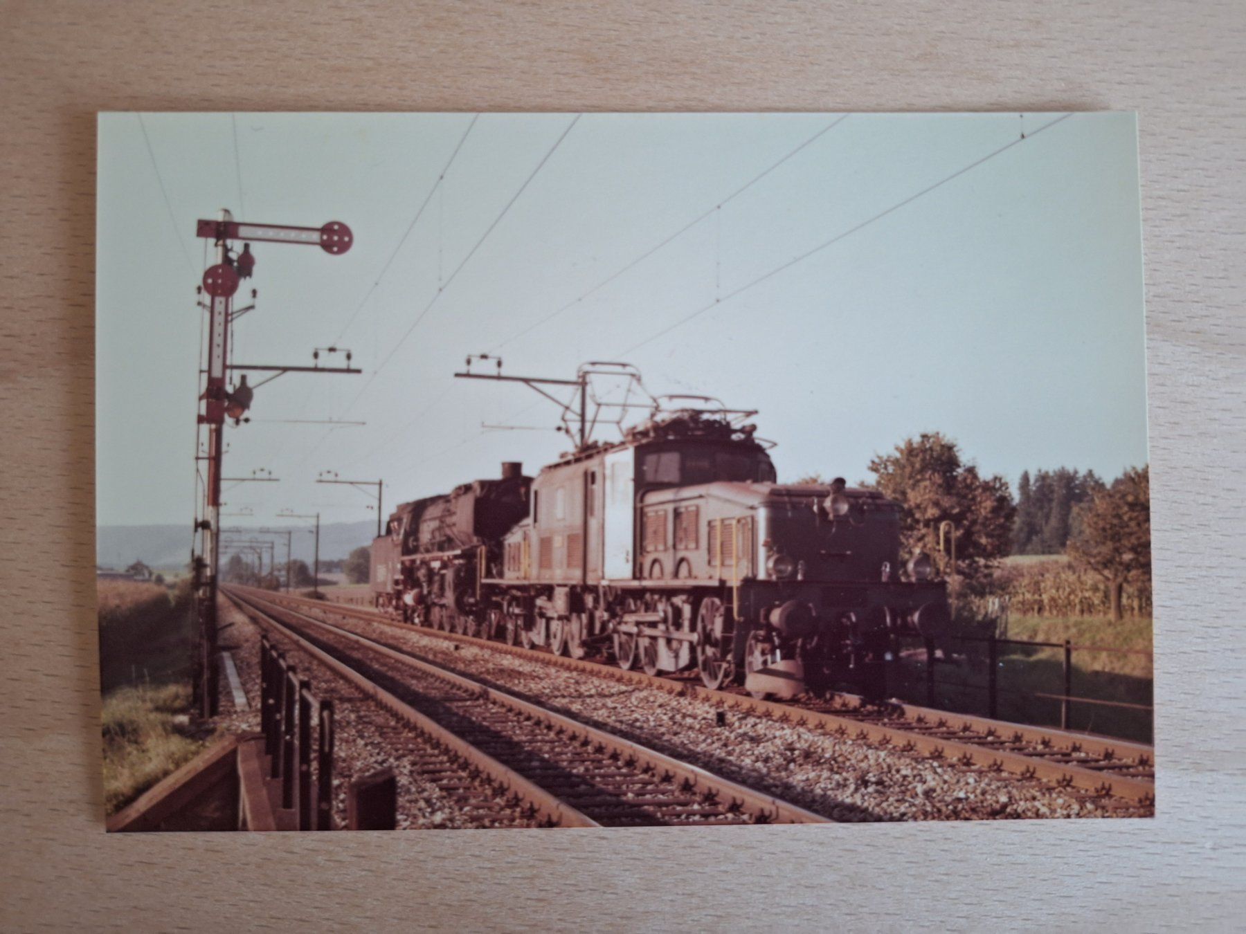 Poster & Bilder: Foto Bahn Schweiz – Gebraucht aus Lohn-Ammannsegg von Beo71