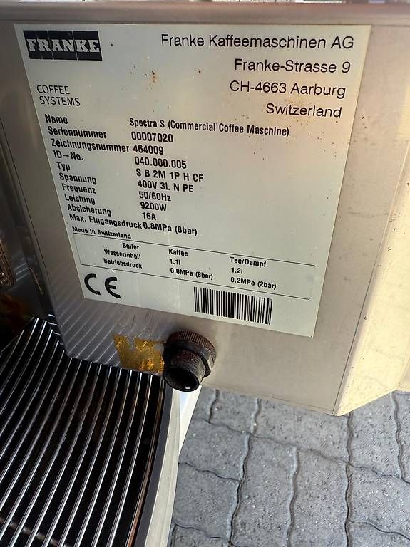 Macchine per caffè & Macchine per espresso: FRANKE Spectra S – Usato da Affoltern am Albis venduto da cveco 5