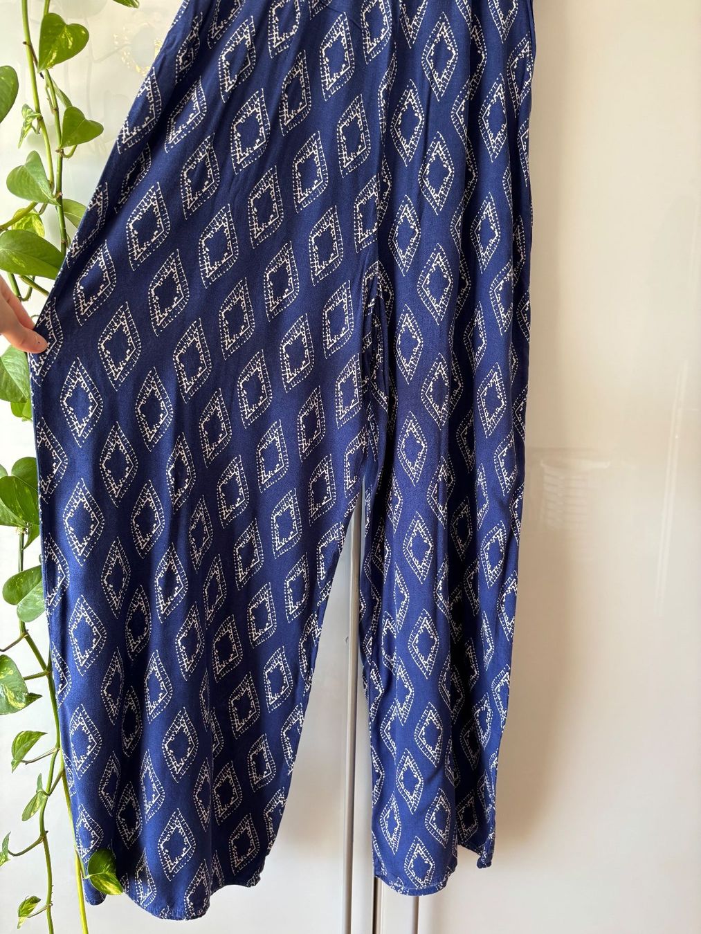 Tute: Jumpsuit blau gemustert – Usato da Zürich venduto da missmodernage 2