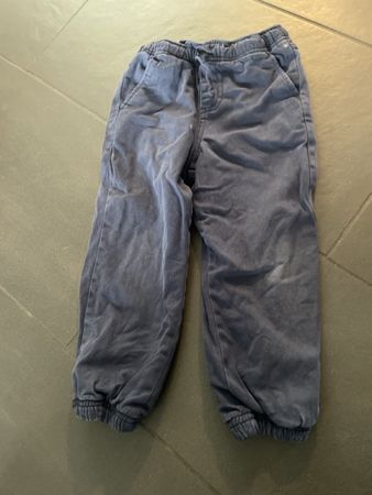 Kinder Hose Gr. 104, 3-4 Jahre, dunkelblau, Baumwolle