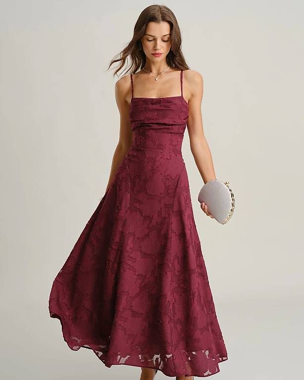 Robes: Vestito bordeaux Rihoas – D'occasion à Muralto par tes_s78j 2