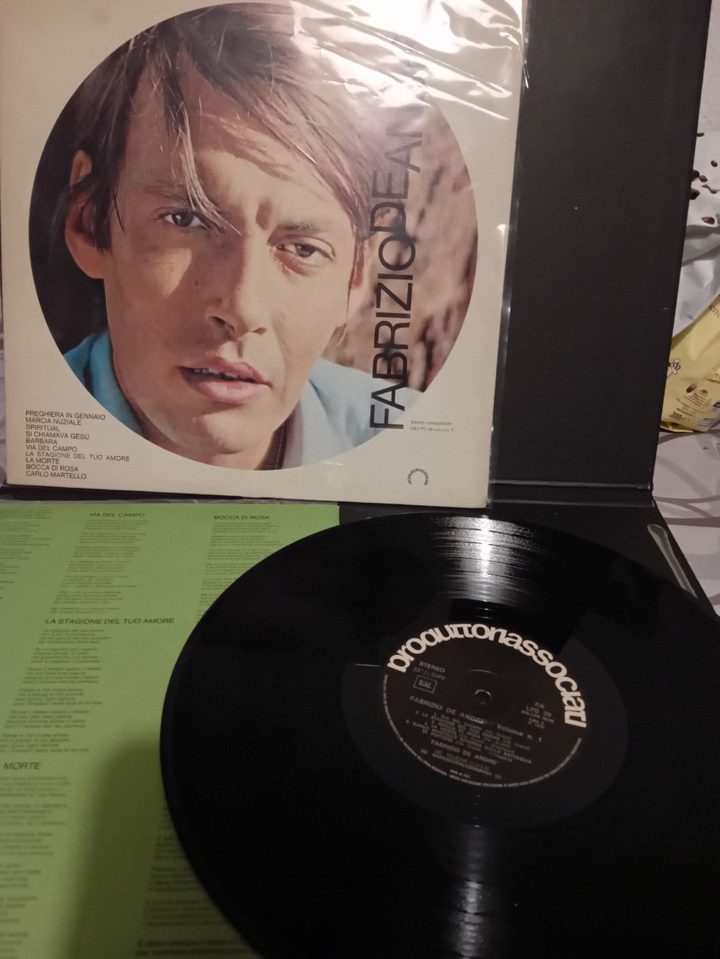 Schallplatten: Fabrizio De Andre Volume 1 LP Dischi Ricordi  – Gebraucht aus Biasca von Old_6blh