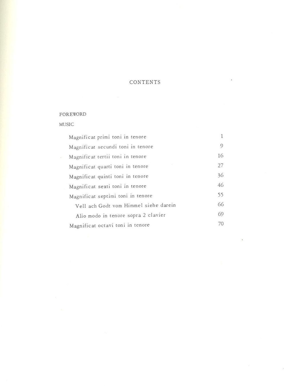 Libri: Praetorius : Organ Magnificats – Nuovo (secondo la descrizione) da Neuchâtel venduto da Babotschk 1