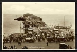 1929 Postkarte Brighton (England) - The Palace Pier