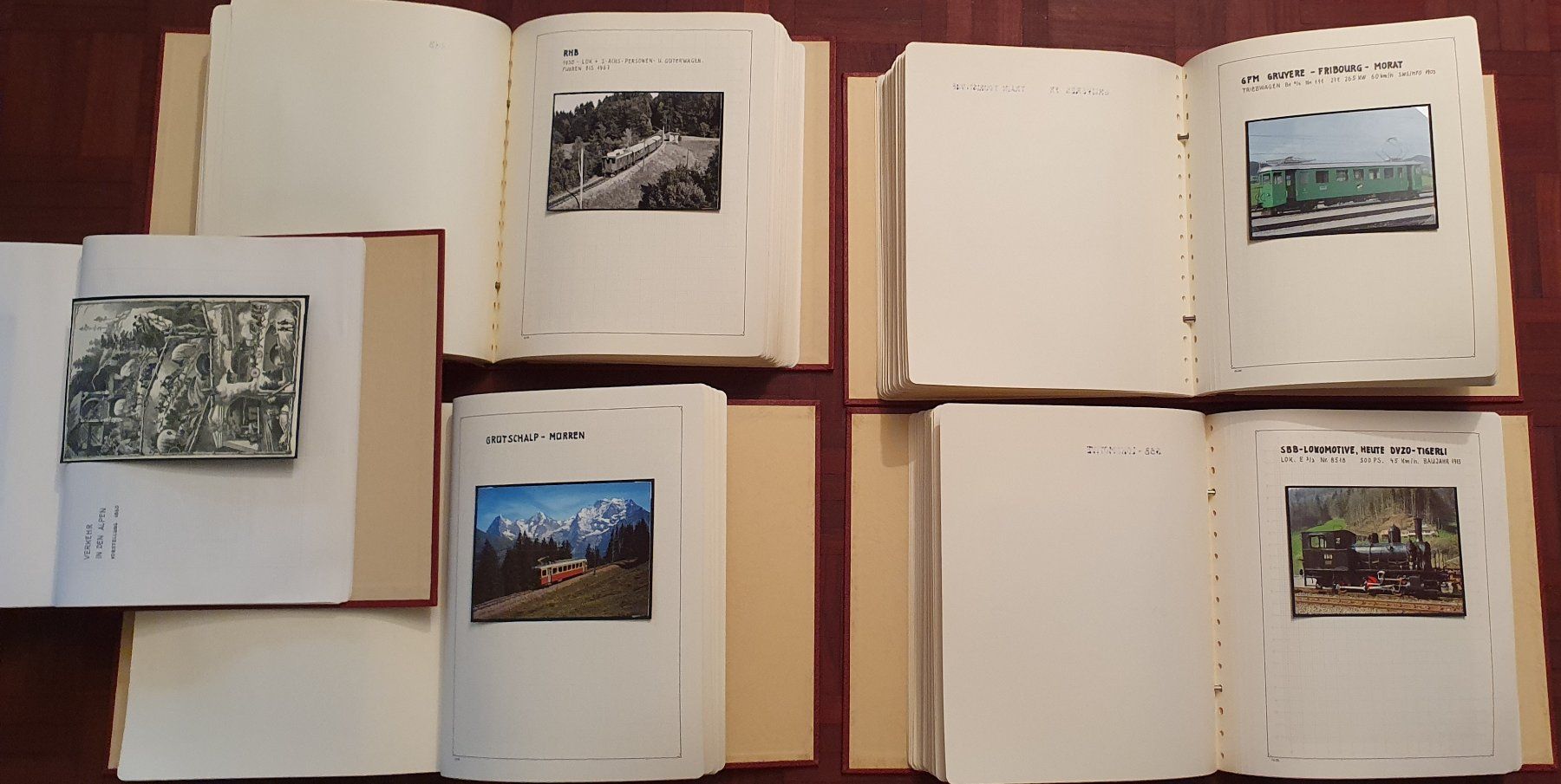 Cartoline postali: Schöne Sammlung Eisenbahnen in 5 KABE-Alben – Usato da Kreuzlingen venduto da Rschweiz1 9