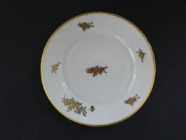 Schöner Dessertteller Langenthal 1930 mit Golddekor
