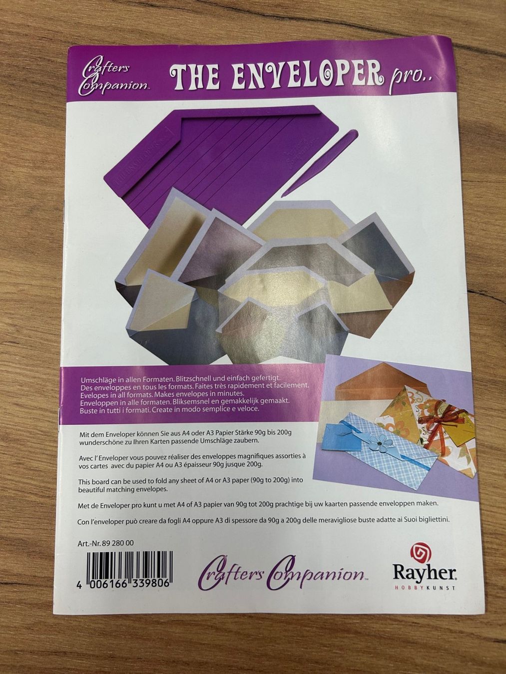 Rayher Kits de loisir créatif: Rayher The Enveloper pro mit 4 Schablonen – D'occasion à Schönenbaumgarten par Maven