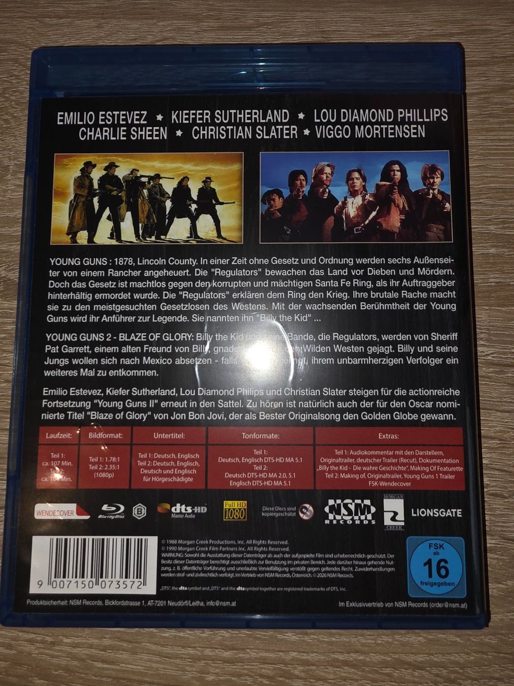 Tutti i DVDs: Young Guns 1+2  (Neuheit) – Nuovo (secondo la descrizione) da Stein AG venduto da eMODy 1