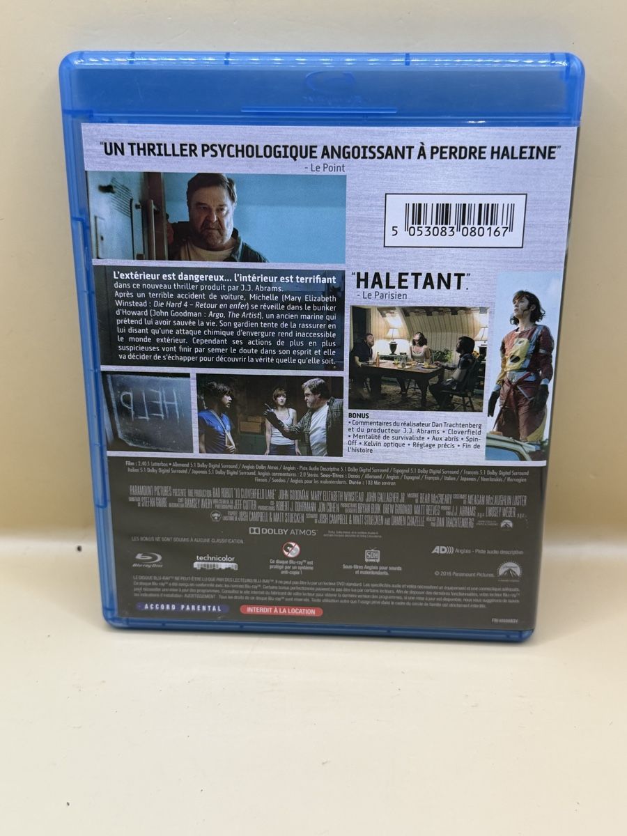 Tutti i DVDs: Blu-ray 10 Cloverfield Lane – Usato da Genève venduto da sho_67qj 1