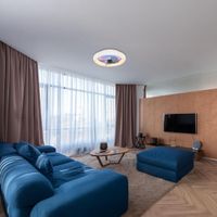 LED Deckenleuchte, Ventilator, 48 cm Ø