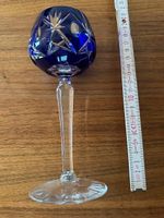 Vintage Römer Weinglas, kobaltblau, einwandfreier Zustand